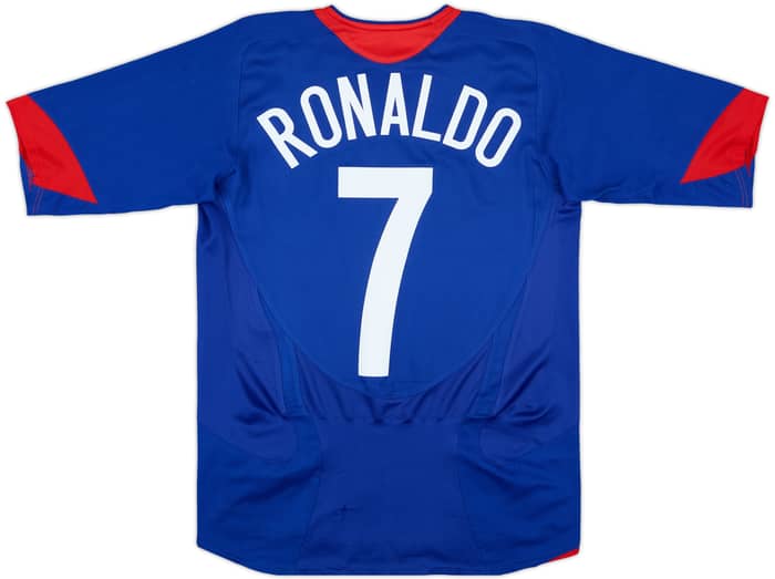 2005-06 Manchester United Away Shirt Ronaldo #7 - 6/10 - (XL.Boys)
