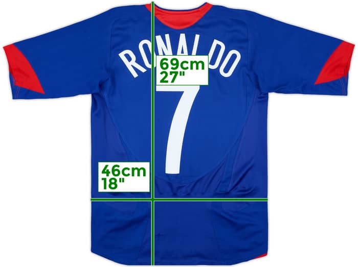 2005-06 Manchester United Away Shirt Ronaldo #7 - 6/10 - (XL.Boys)
