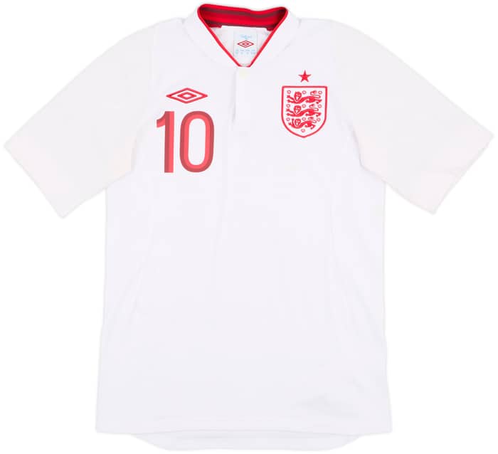2012-13 England Home Shirt Rooney #10 - 6/10 - (S)