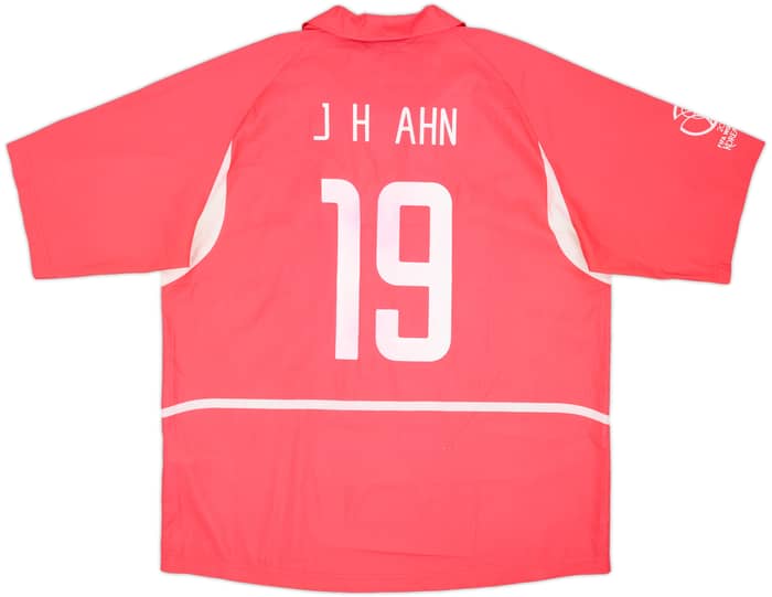 2002-03 South Korea Home Shirt J H Ahn #19 - 5/10 - (XL)