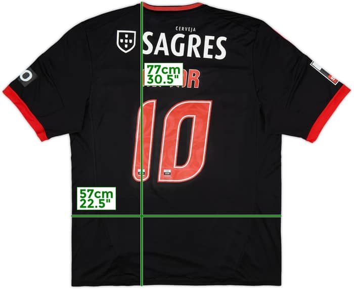 2012-13 Benfica Away Shirt Aimar #10 - 5/10 - (XL)