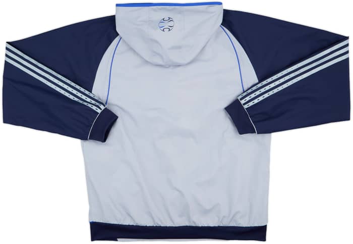 2006-07 Chelsea adidas 1/4 Zip Hooded Rain Jacket - 10/10 - (L)