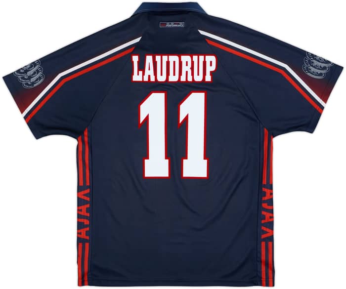1997-98 Ajax Away Shirt Laudrup #11 - 8/10 - (L)