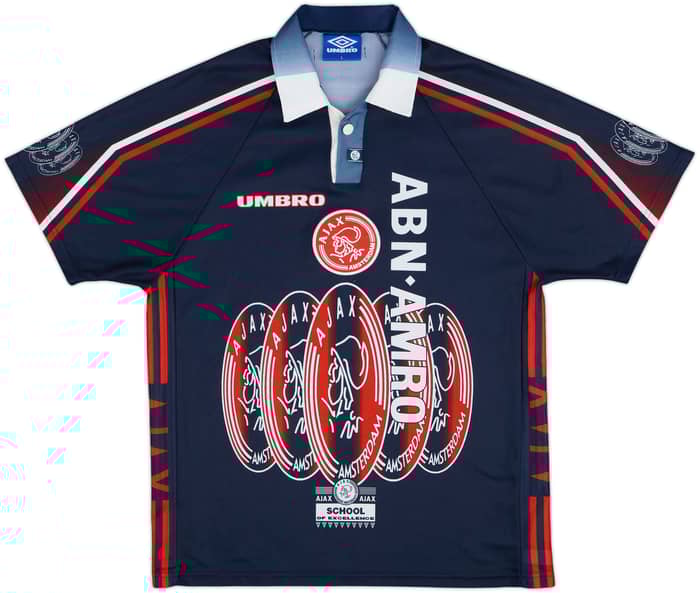 1997-98 Ajax Away Shirt Laudrup #11 - 8/10 - (L)