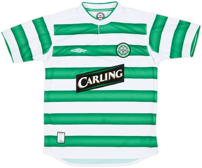2003-04 Celtic Home Shirt - 9/10 - (M.Boys)