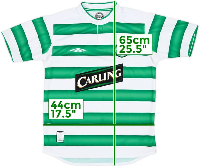 2003-04 Celtic Home Shirt - 9/10 - (M.Boys)