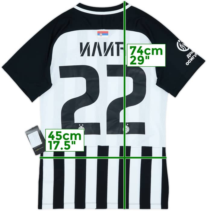2018-19 Partizan Belgrade Home Shirt Ilic #22 (S)