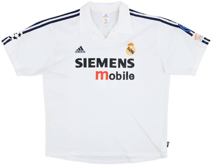 2002-03 Real Madrid Centenary Home Shirt Zidane #5 - 7/10 - (XL)