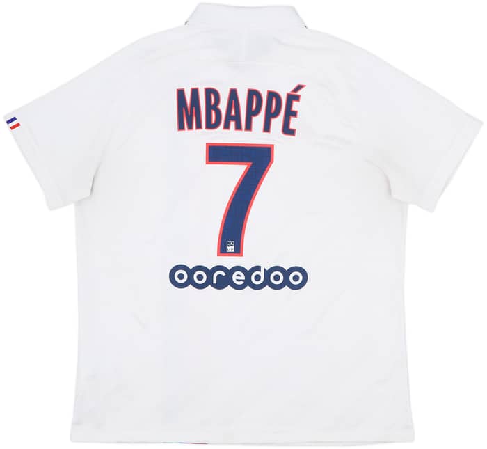 2019-20 Paris Saint-Germain Authentic Third Shirt Mbappe #7 - 5/10 - (XL)