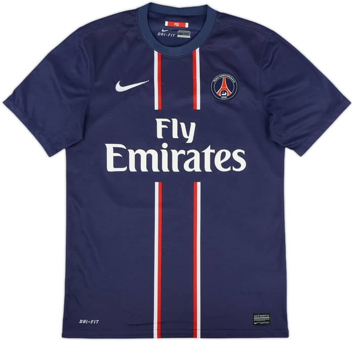 2012-13 Paris Saint-Germain Home Shirt Beckham #32 - 8/10 - (S)