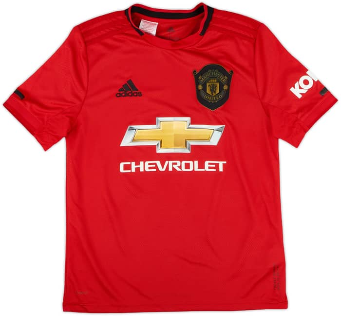 2019-20 Manchester United Home Shirt B.Fernandes #18 - 8/10 - (L.Boys)