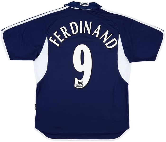 2000-01 Tottenham Away Shirt Ferdinand #9 - 9/10 - (M)