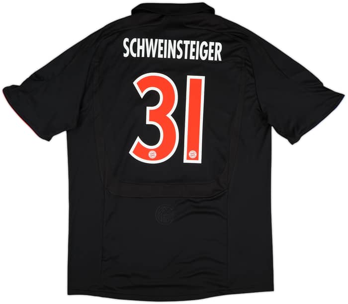 2007-09 Bayern Munich European Shirt Schweinsteiger #31 - 8/10 - (L)
