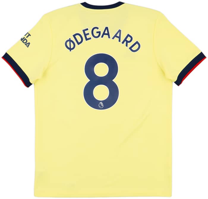 2021-22 Arsenal Away Shirt Odegaard #8 - 10/10 - (L)
