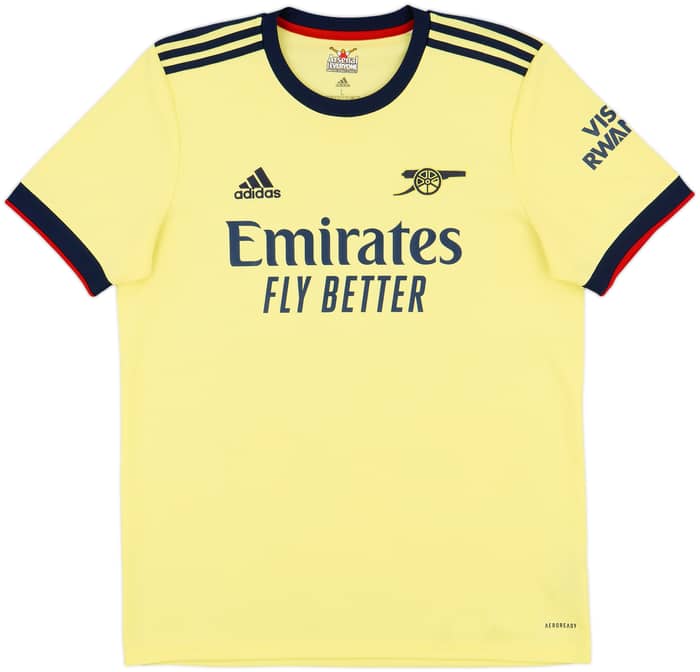 2021-22 Arsenal Away Shirt Odegaard #8 - 10/10 - (L)