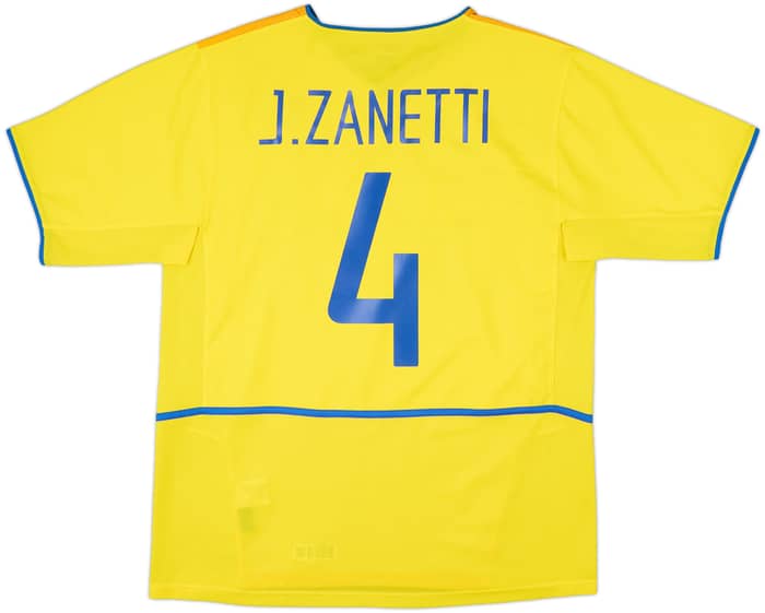 2002-03 Inter Milan Third Shirt J.Zanetti #4 - 8/10 - (L)