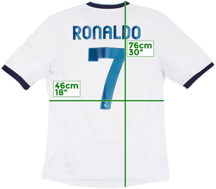 2012-13 Real Madrid Home Shirt Ronaldo #7 - 6/10 - (M)