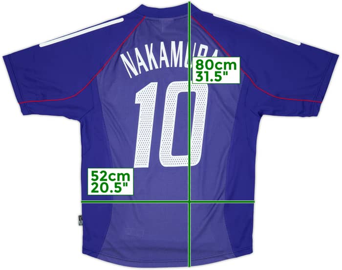 2002-04 Japan Home Shirt Nakamura #10 (L)