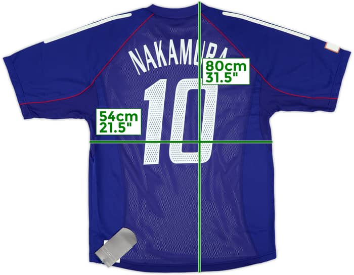 2002-04 Japan Player Issue Home Shirt Nakamura #10 (L)