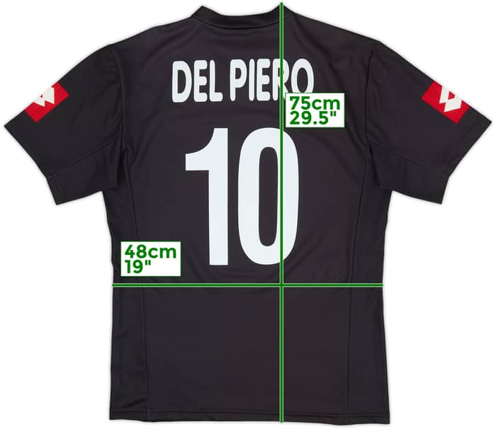 2001-02 Juventus CL Home Shirt Del Piero #10 - 8/10 - (L)
