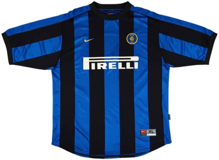 1999-00 Inter Milan Home Shirt Ronaldo #9 - 7/10 - (XL)