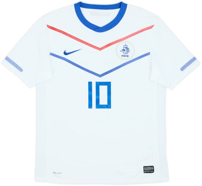 2010-11 Netherlands Away Shirt Sneijder #10 - 4/10 - (S)