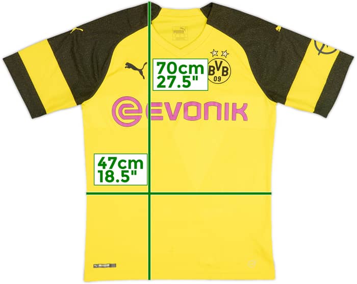 2018-19 Borussia Dortmund Camiseta Local - 5/10 - (M)