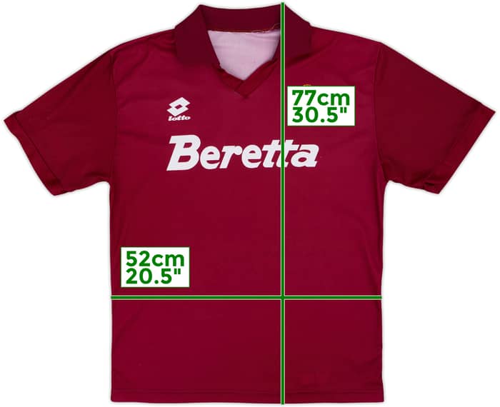 1993-94 Torino Home Shirt #7 - 8/10 - (L)