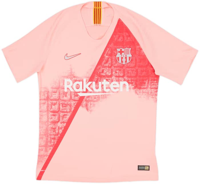 2018-19 Barcelona Authentic Third Shirt Messi #10 - 9/10 - (M)