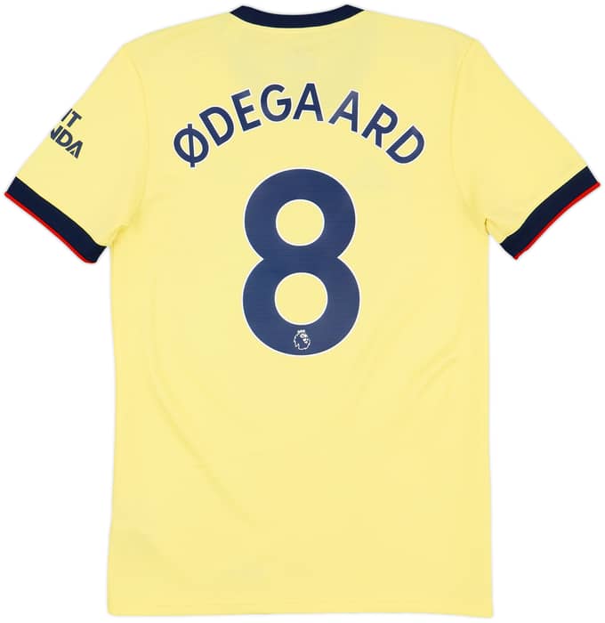 2021-22 Arsenal Away Shirt Odegaard #8 - 9/10 - (S)