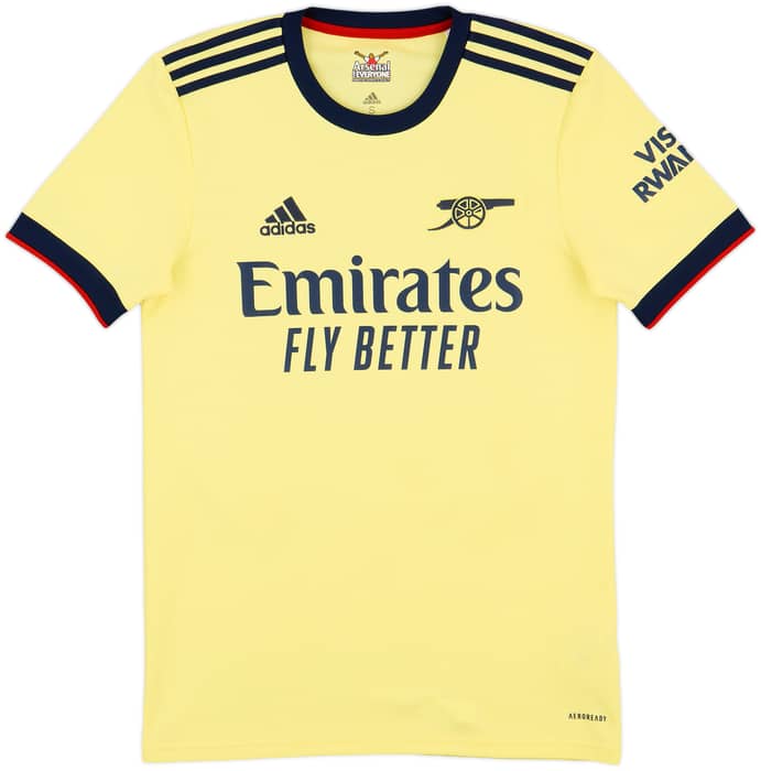 2021-22 Arsenal Away Shirt Odegaard #8 - 9/10 - (S)