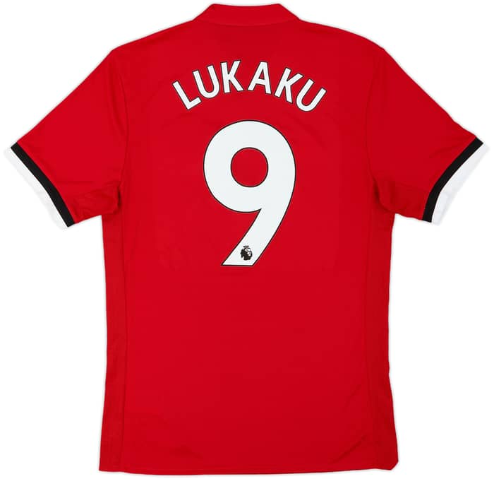 2017-18 Manchester United Home Shirt Lukaku #9 (S)