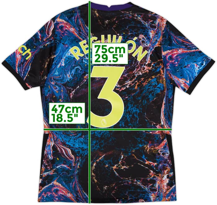 2021-22 Tottenham Away Shirt Reguilon #3 - 8/10 - (M)