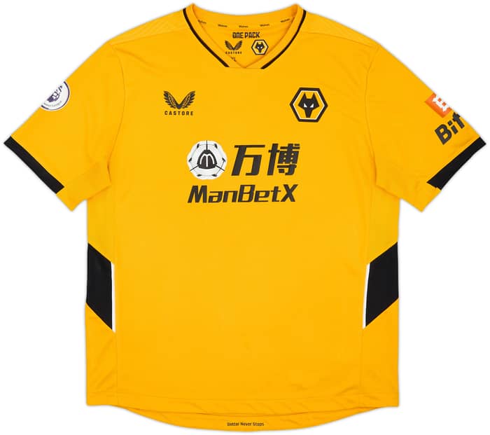 2021-22 Wolves Home Shirt Neves #8 - 9/10 - (XL)