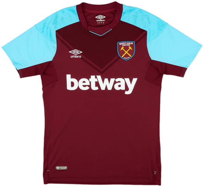2017-18 West Ham Home Shirt Noble #16 - 10/10 - (M)