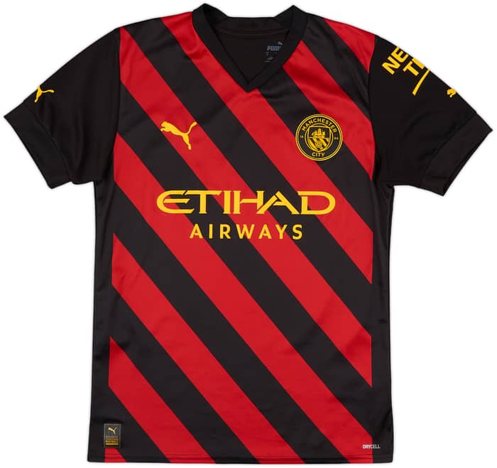 2022-23 Manchester City Away Shirt De Bruyne #17 - 9/10 - (S)