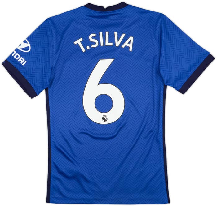2020-21 Chelsea Home Shirt T.Silva #6 - 10/10 - (XS)