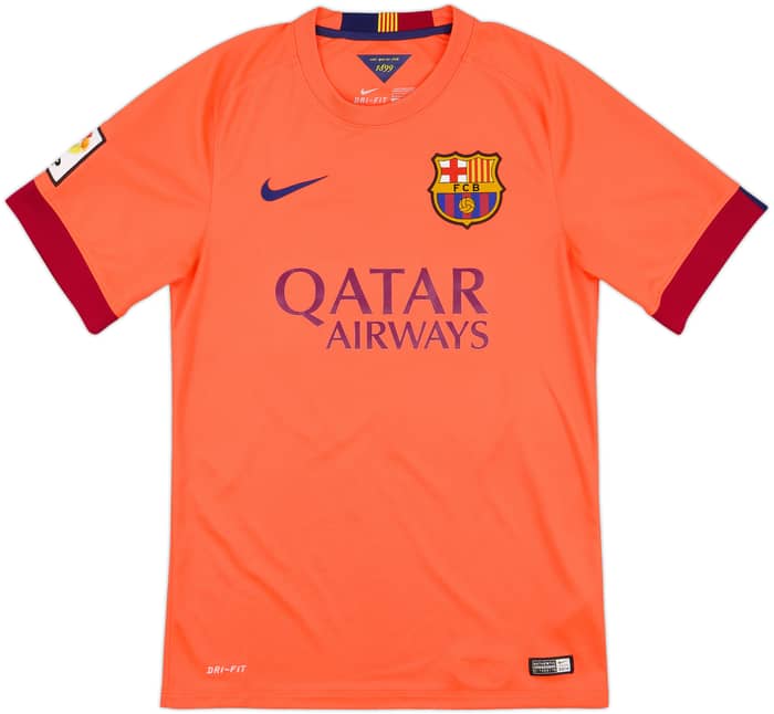 2014-15 Barcelona Away Shirt Messi #10 - 9/10 - (S)