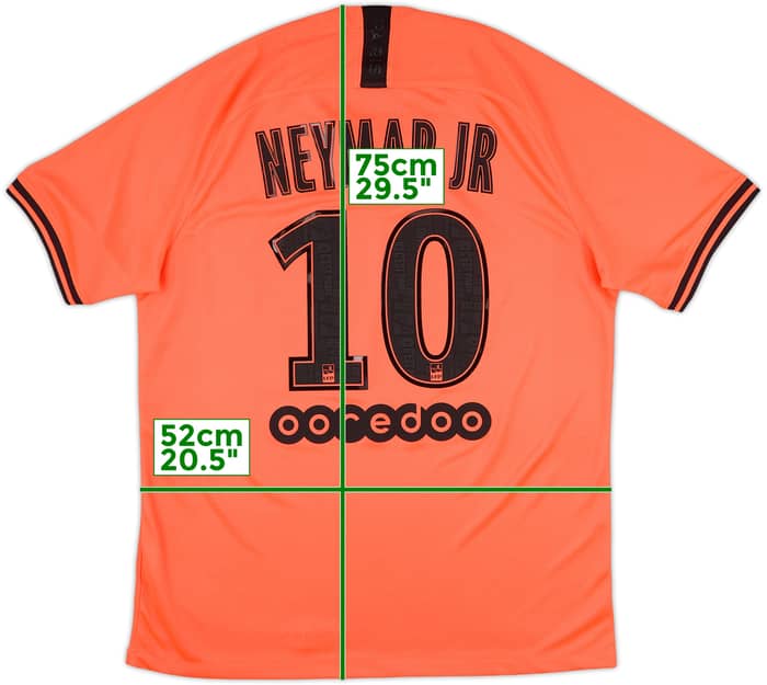 2019-20 Paris Saint-Germain Away Shirt Neymar Jr #10 - 9/10 - (L)