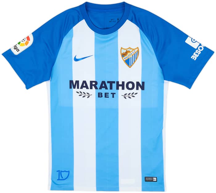 2017-18 Malaga Home Shirt - 10/10 - (S)