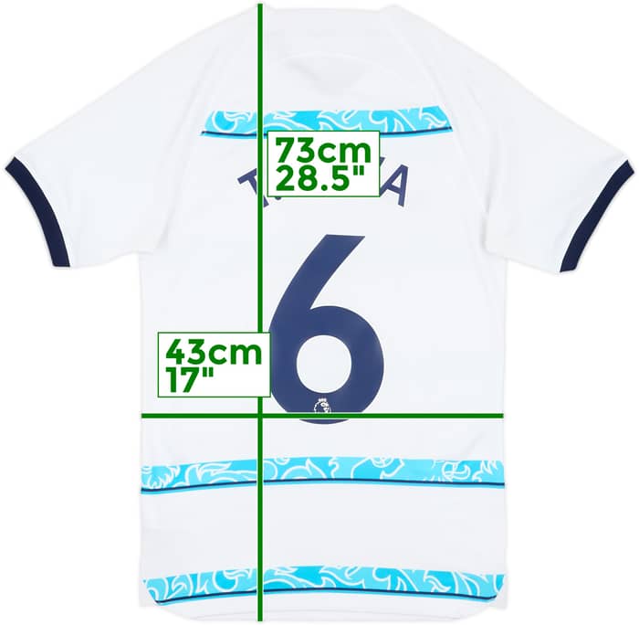 2022-23 Chelsea Away Shirt T.Silva #6 - 8/10 - (XS)