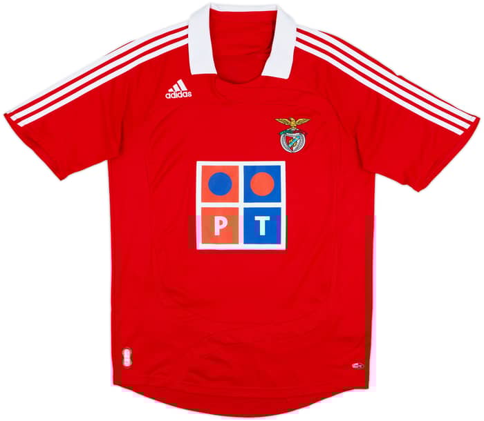 2007-08 Benfica Home Shirt Nuno Gomes #21 - 8/10 - (M)