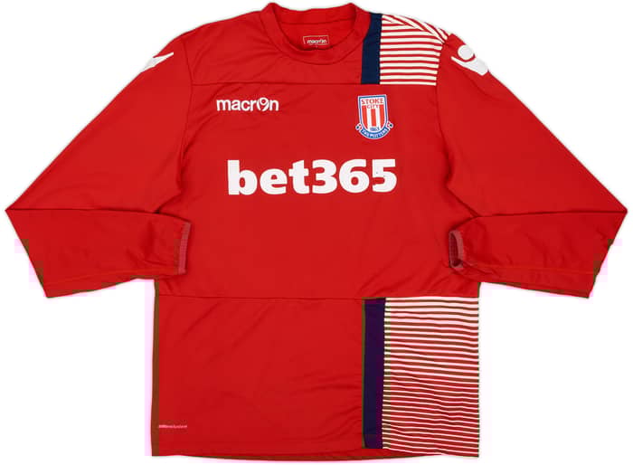 2017-18 Stoke City Macron Sweat Top - 5/10 - (L)
