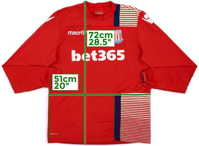 2017-18 Stoke City Macron Sweat Top - 5/10 - (L)