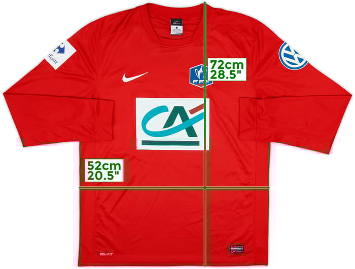 2015-16 Coupe de France Home L/S Shirt #11 - 8/10 - (L)