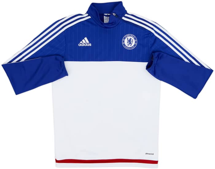 2015-16 Chelsea adidas 1/4 Zip Sweat Top - 6/10 - (S)