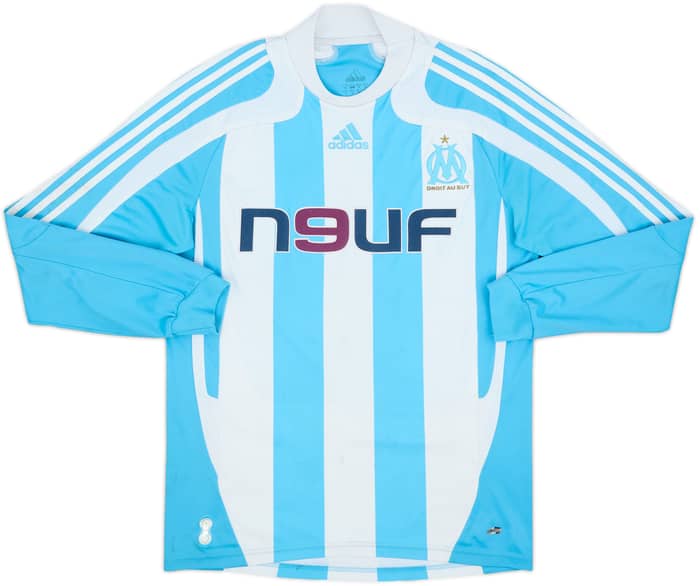 2007-08 Olympique Marseille Away L/S Shirt Valbuena #28 - 5/10 - (S)