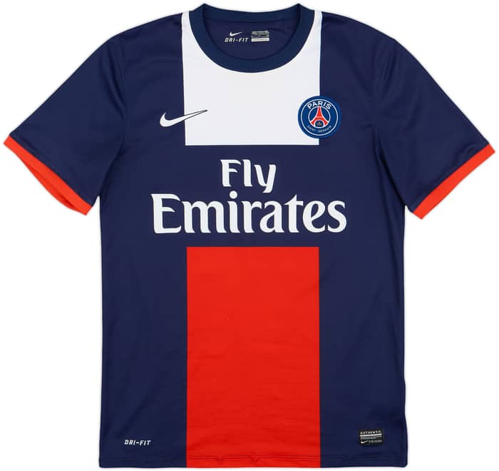 2013-14 Paris Saint-Germain Home Shirt Beckham #32 - 9/10 - (S)