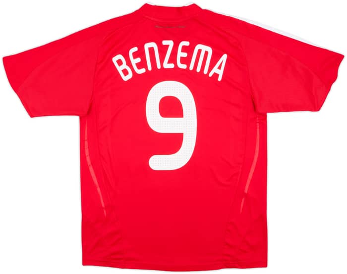2007-08 France Away Shirt Benzema #9 - 7/10 - (XL.Boys)