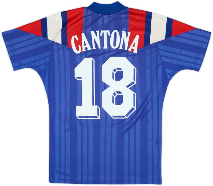 1992-94 France Home Shirt Cantona #18 - 7/10 - (S)